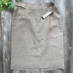 Armani Collezioni Belted Pencil Skirt